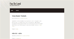 Desktop Screenshot of faudoland.com