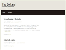 Tablet Screenshot of faudoland.com